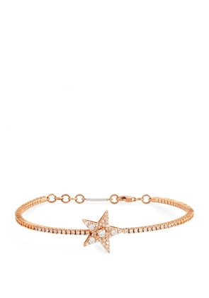 Bee Goddess Rose Gold And Diamond Sirius Star Bracelet