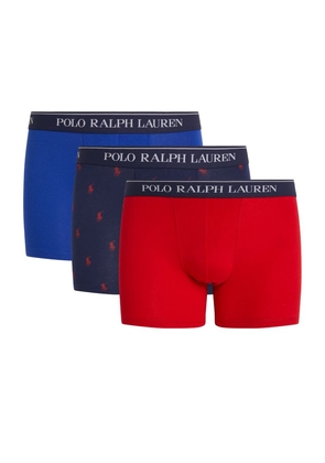 Polo Ralph Lauren Stretch-Cotton Trunks (Pack Of 3)