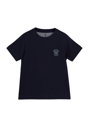 Brunello Cucinelli Kids Cotton Humanitas Solomei T-Shirt (4-12+ Years)