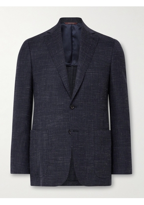 Canali - Kei Slim-Fit Wool-Blend Tweed Blazer - Men - Blue - IT 46