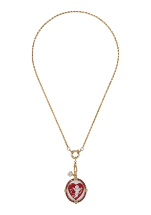 Colette Jewelry - 18K Gold My Angel Pendant Ruby Diamond Necklace - Multi - OS - Moda Operandi - Gifts For Her