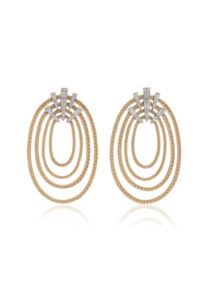 Nikos Koulis - Together 18K Yellow And White Gold Diamond Earrings - Gold - OS - Moda Operandi - Gifts For Her