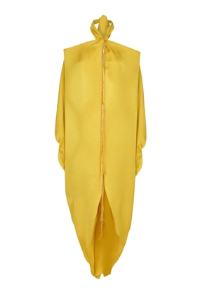 Silvia Tcherassi - Jaqueline Off-The-Shoulder Midi Dress - Yellow - XS - Moda Operandi