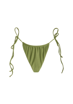 JADE SWIM - Lana Cheeky Bikini Bottom - Green - XS - Moda Operandi