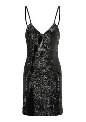 ILA. - Ester Sequin Cutout Mini Dress - Black - EU 34 - Moda Operandi