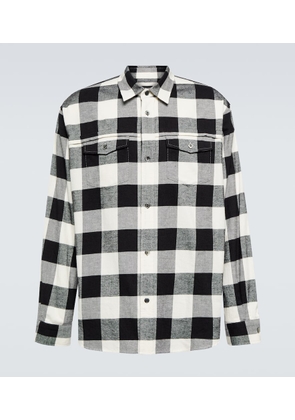 Undercover Checked cotton shirt