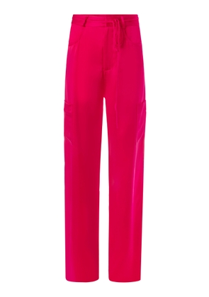 Alejandra Alonso Rojas - Denim Style Trousers - Red - US 8 - Moda Operandi
