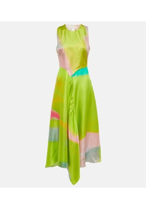 Roksanda Printed silk midi dress