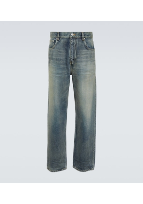 Balenciaga Mid-rise tapered jeans