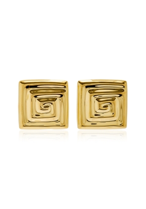Louis Abel - Uzu Square 18K Yellow Gold Vermeil Earrings  - Gold - OS - Moda Operandi - Gifts For Her