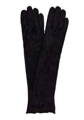 ALAÏA - Velvet Gloves - Black - OS - Moda Operandi