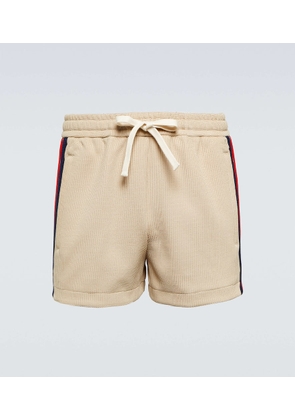 Gucci GG embroidered drawstring shorts