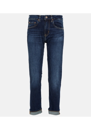 AG Jeans Girlfriend mid-rise slim jeans