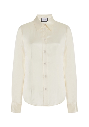 Beare Park - Silk Button-Down Blouse - White - AU 10 - Moda Operandi