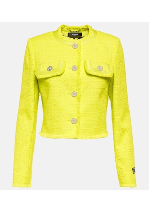 Versace Cotton-blend boucle jacket