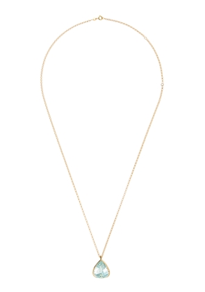 Kika Alvarenga - 18K Gold And Aquamarine Necklace - Blue - OS - Moda Operandi - Gifts For Her