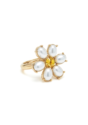 Oscar de la Renta - Pearly Daisy Ring - White - OS - Moda Operandi - Gifts For Her