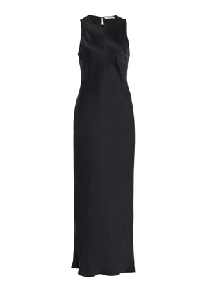 Asceno - The Valencia Silk Dress - Black - XS - Moda Operandi