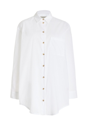 Asceno - The Formentera Cotton Shirt - White - S - Moda Operandi