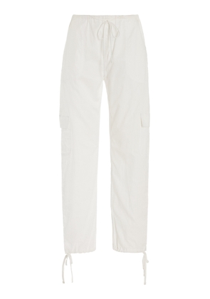 Leset - Yoko Cotton Cargo Pants - White - L - Moda Operandi
