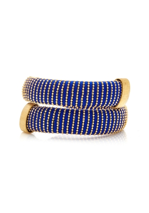 Carolina Bucci - Cobalt Caro Gold-Plated Bracelet - Blue - OS - Moda Operandi - Gifts For Her