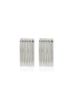 Ben-Amun - Ribbed Silver-Plated Earrings - Silver - OS - Moda Operandi - Gifts For Her