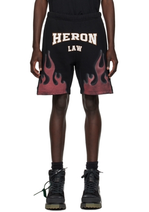 Heron Preston Black 'Law' Shorts