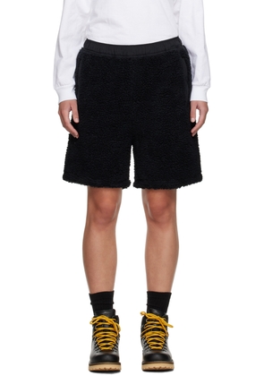 Stüssy Black Embroidered Shorts