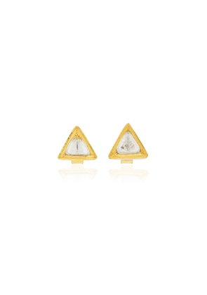 Amrapali - 18K Yellow Gold Kundan Diamond Stud Earrings - Gold - OS - Moda Operandi - Gifts For Her