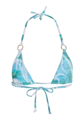 Louisa Ballou - Mini Ring Bikini Top - Print - XS - Moda Operandi