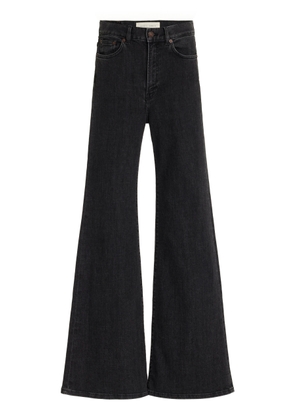 Jeanerica - Fuji Stretch High-Rise Flared-Leg Jeans - Black - 31 - Moda Operandi