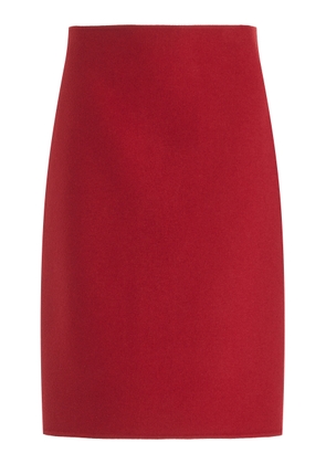 The Row - Bart Cashmere Midi Skirt - Red - US 0 - Moda Operandi