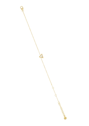 Amrapali - 18K Yellow Gold And Kundan Diamond Triangle Chain Bracelet - Gold - OS - Moda Operandi - Gifts For Her