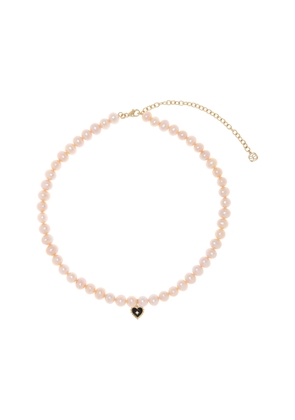Sydney Evan - Pearl Heart Necklace - Pink - OS - Moda Operandi - Gifts For Her