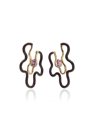 Bea Bongiasca - Flower Power 9K Gold; Silver And Amethyst Ring - Multi - OS - Moda Operandi - Gifts For Her