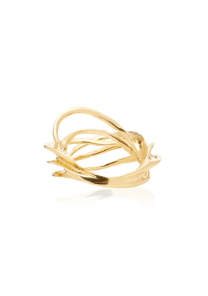 Kika Alvarenga - Agulha 18K Gold Ring - Gold - US 6 - Moda Operandi - Gifts For Her