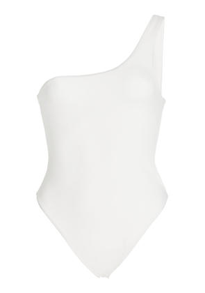 Aexae - Asymmetric One-Piece Swimsuit - White - XS - Moda Operandi