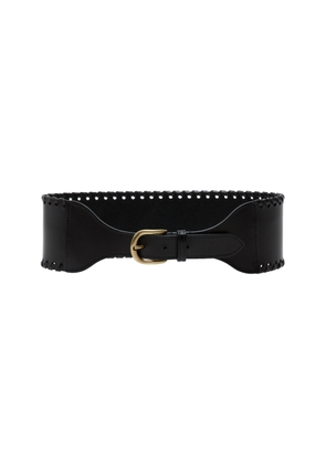 Woma Leather Belt - Black - 85 cm - Moda Operandi