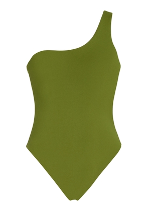 Aexae - One-Shoulder Swimsuit - Green - XS - Moda Operandi