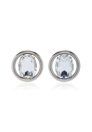 Alessandra Rich - Silver-Tone Crystal Earrings - Silver - OS - Moda Operandi - Gifts For Her