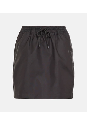 Wardrobe.NYC High-rise drawstring miniskirt