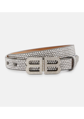 Balenciaga BB Hourglass thin embellished belt