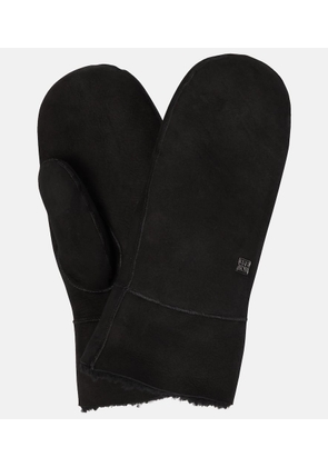Toteme Shearling-lined suede gloves