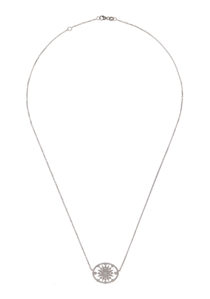 Colette Jewelry - Shield 18K White Gold Diamond Necklace - White - OS - Moda Operandi - Gifts For Her