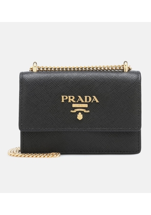 Prada Micro leather shoulder bag