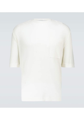 King & Tuckfield Short-sleeved ribbed T-shirt
