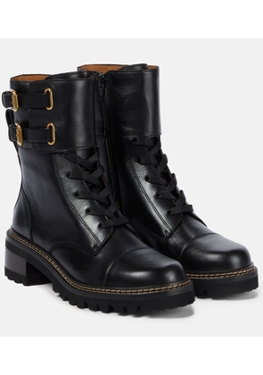 See By Chloé Mallory leather ankle boots