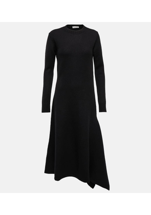 Jil Sander Asymmetrical wool dress