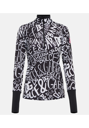 Dolce&Gabbana Logo-print ski top
