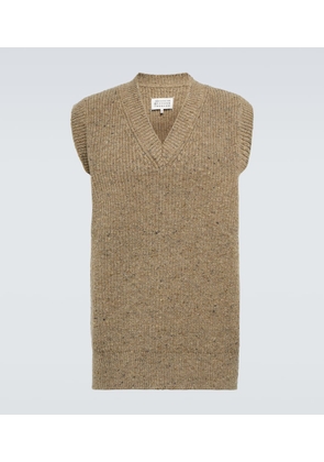 Maison Margiela Wool and cashmere-blend sweater vest